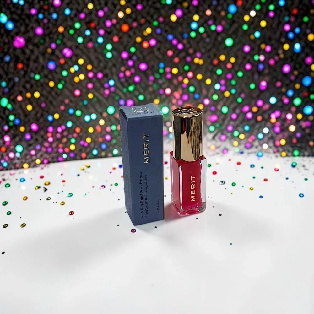 MERIT Shade Slick Gelée Tinted Lip Oil in MARASCHINO 0.23 oz full size NIB